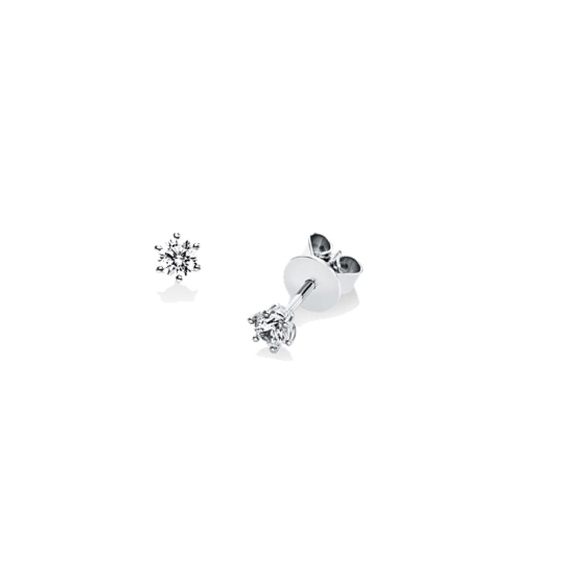 Looi & Co Naušnice Bijelo Zlato (18k) 2A987W8-94