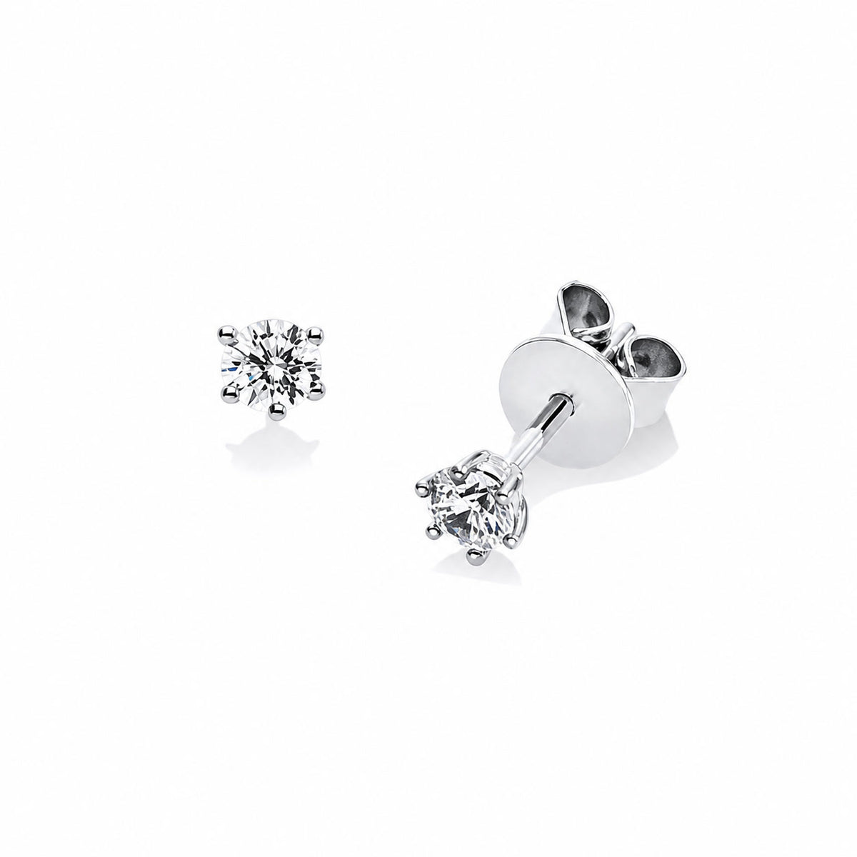 Looi & Co Naušnice Bijelo Zlato (18k) 2A987W8-94