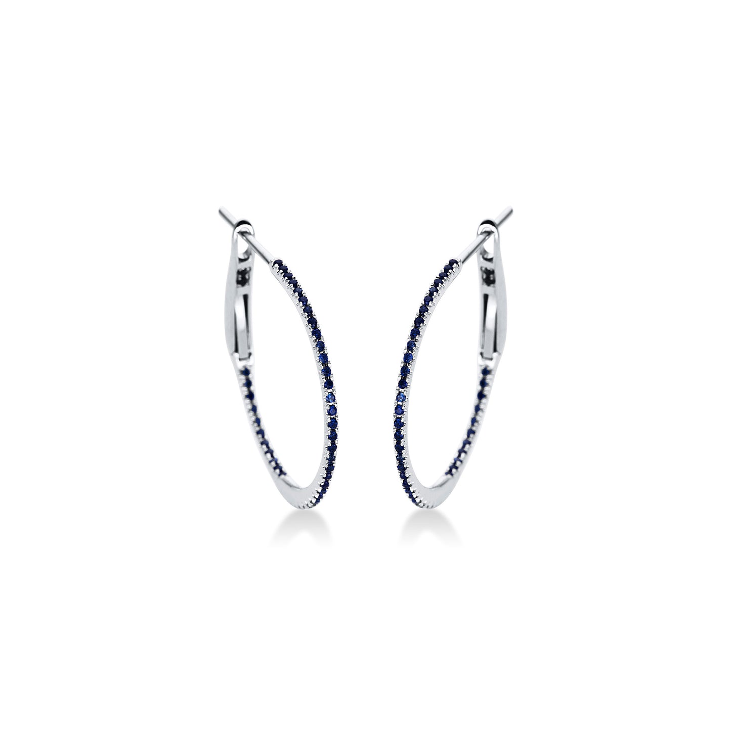 Looi & Co Naušnice Bijelo Zlato (18k) 2J248W8-1