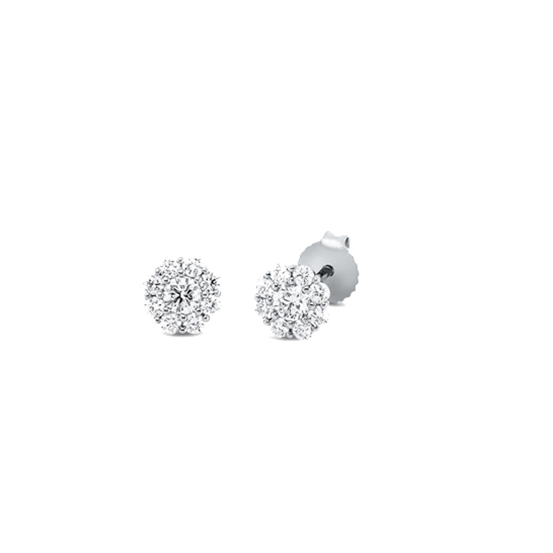 Looi & Co Naušnice Bijelo Zlato (18k) 2M843W8-1