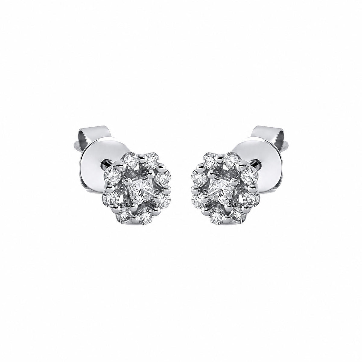 Looi & Co Naušnice Bijelo Zlato (18k) 2N186W8-2