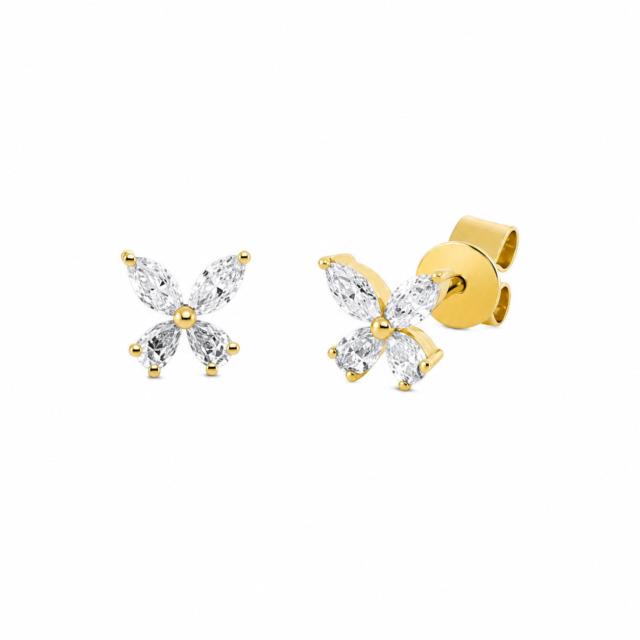 Looi & Co Naušnice Žuto Zlato (18k) 2R021G8-2