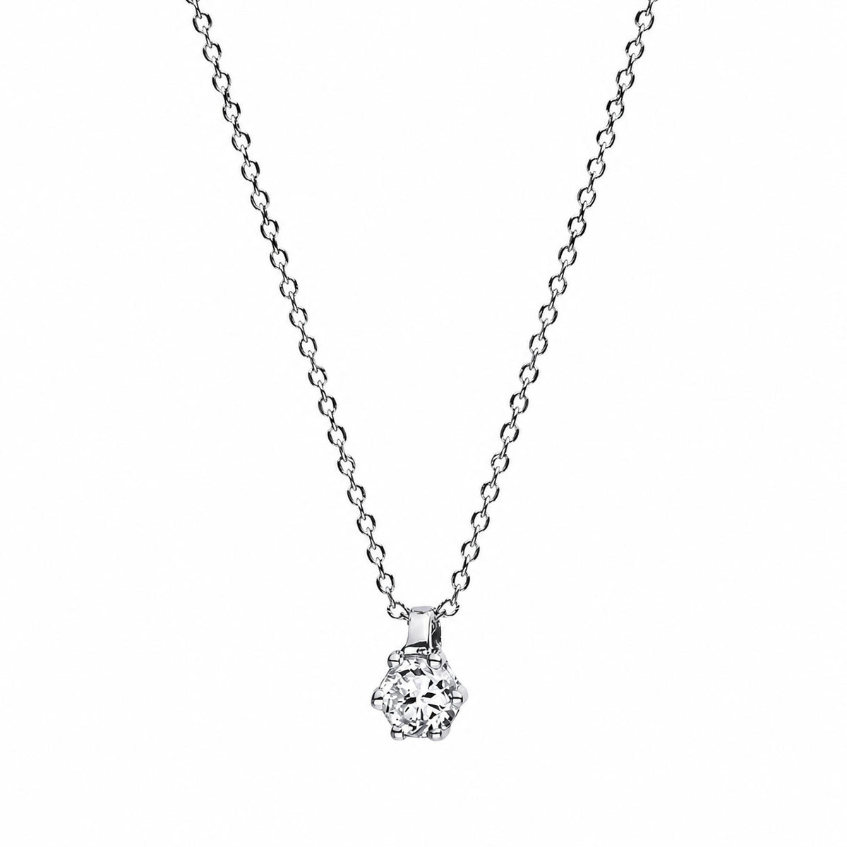 Looi & Co Ogrlica Bijelo Zlato (18k) 4D278W8-60