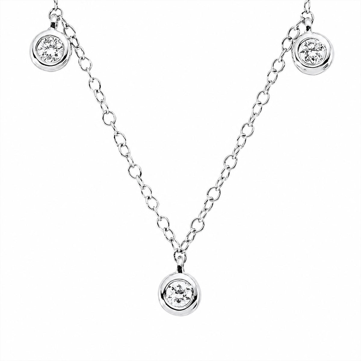 Looi & Co Ogrlica Bijelo Zlato (18k) 4I188W8-4