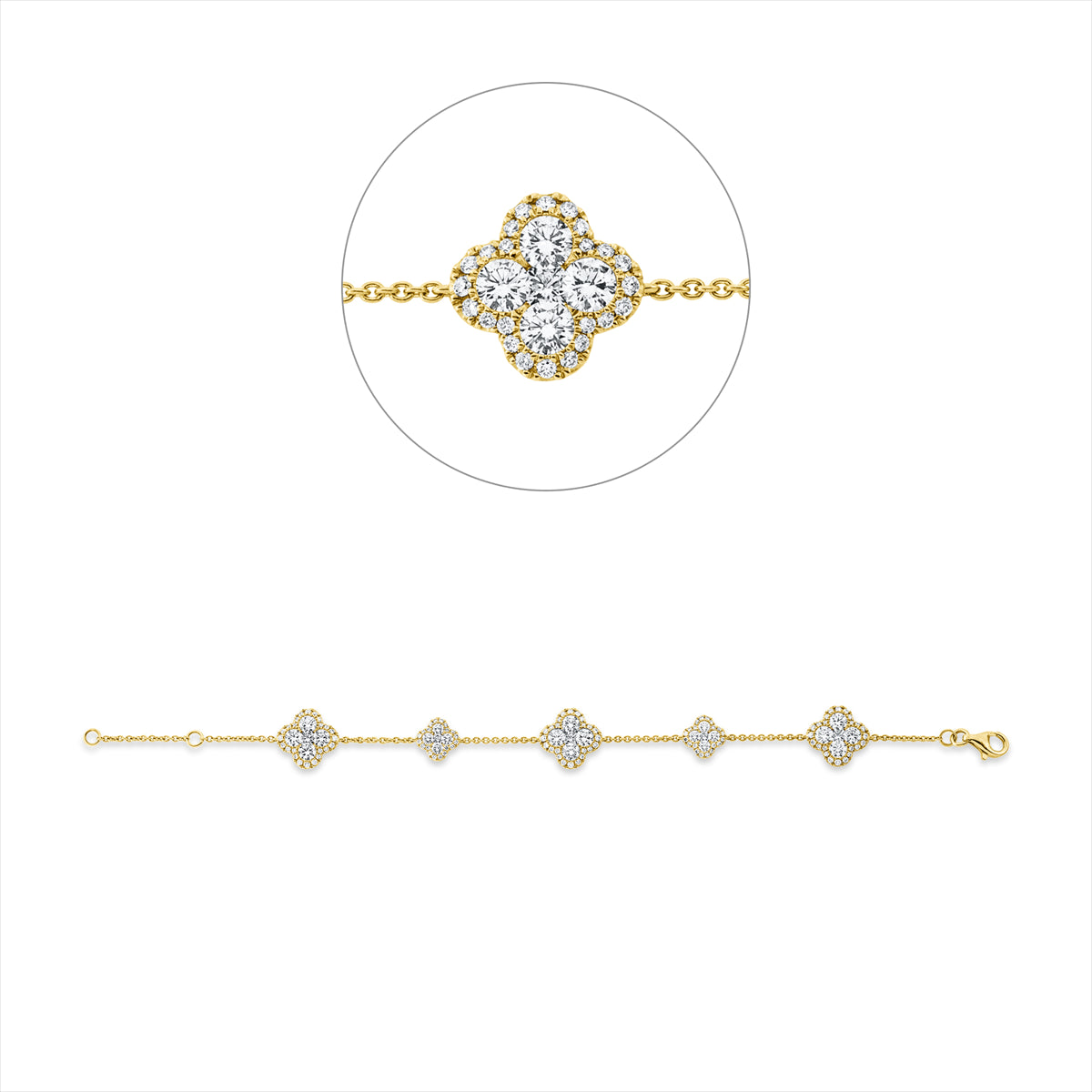 Looi & Co Narukvica Žuto Zlato (18k) 5F275G8-1