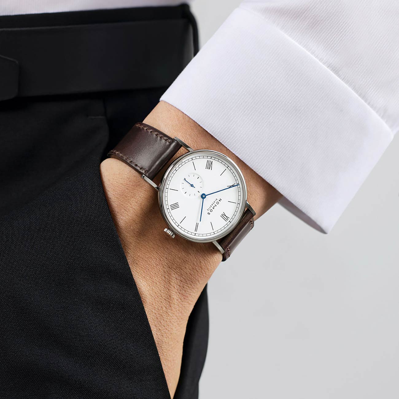 Nomos Ludwig 38 Enamel White NOMOS237