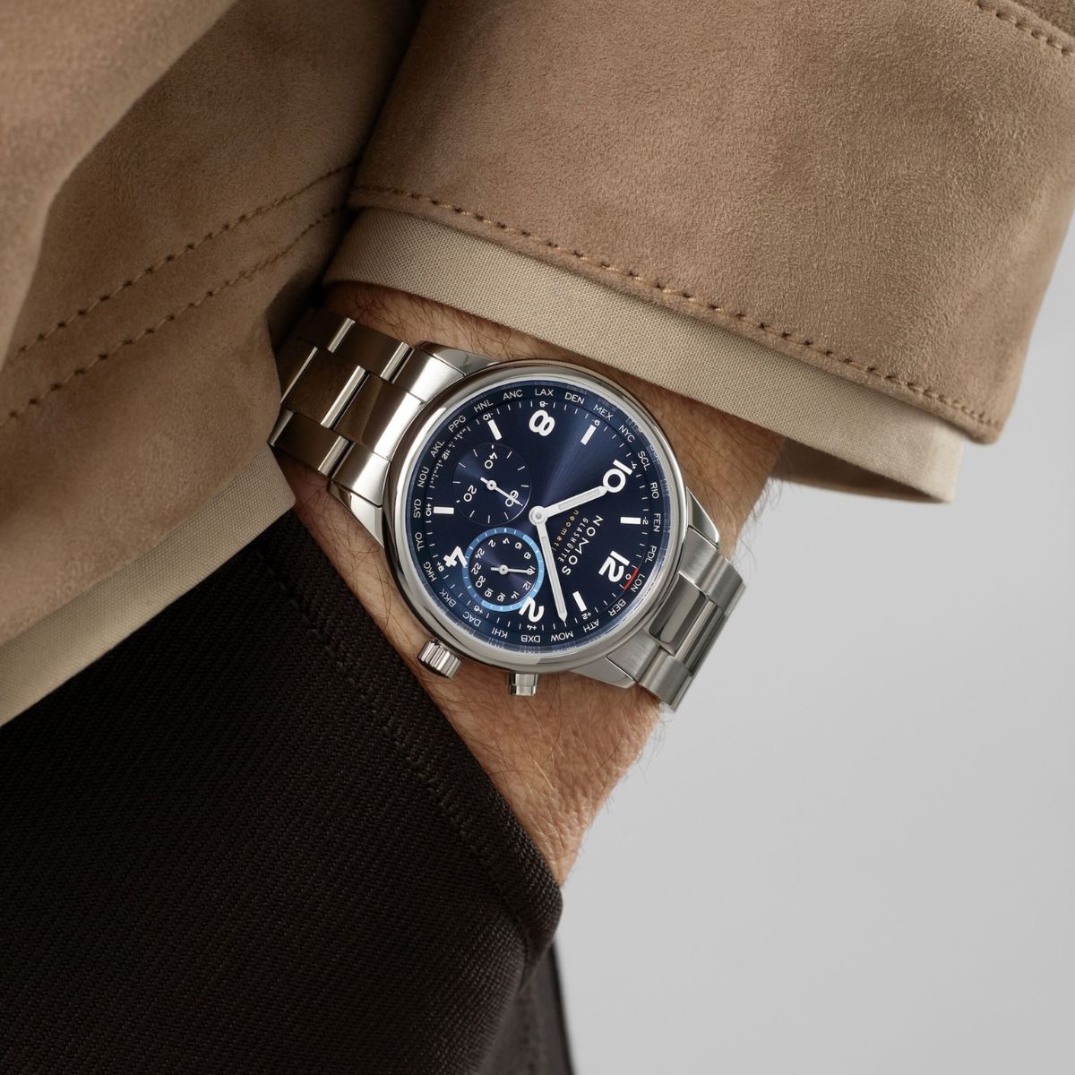 Nomos Club Sport Neomatik Worldtimer Blue NOMOS790