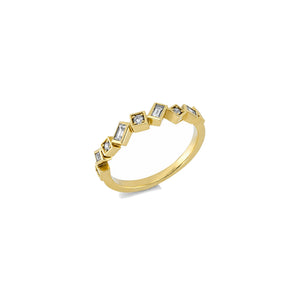 Looi & Co Prsten Žuto Zlato (18k) 1ES50G454-1