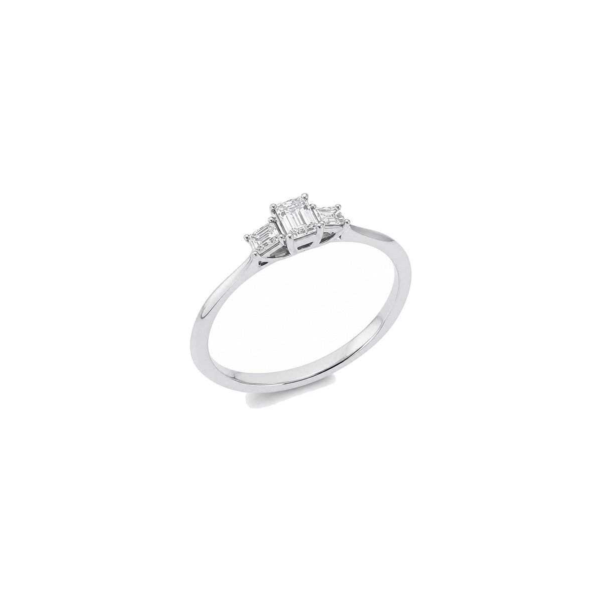 Looi & Co Prsten Bijelo Zlato (18k) 1FA25W854-4