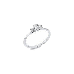 Looi & Co Prsten Bijelo Zlato (18k) 1FA25W854-4