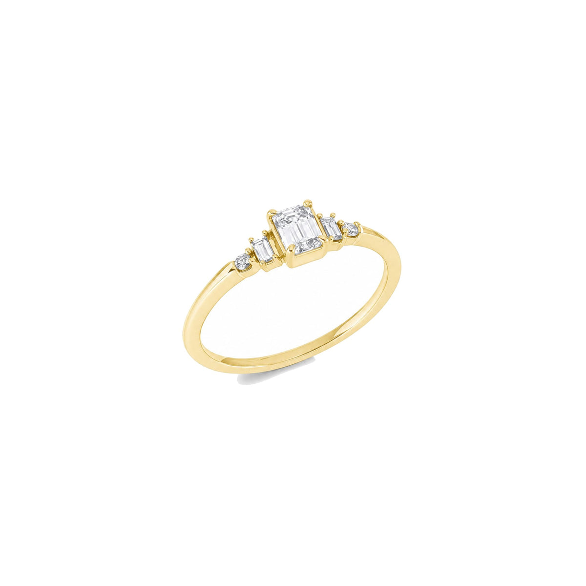 Looi & Co Prsten Žuto Zlato (18k) 1FP25G854-1
