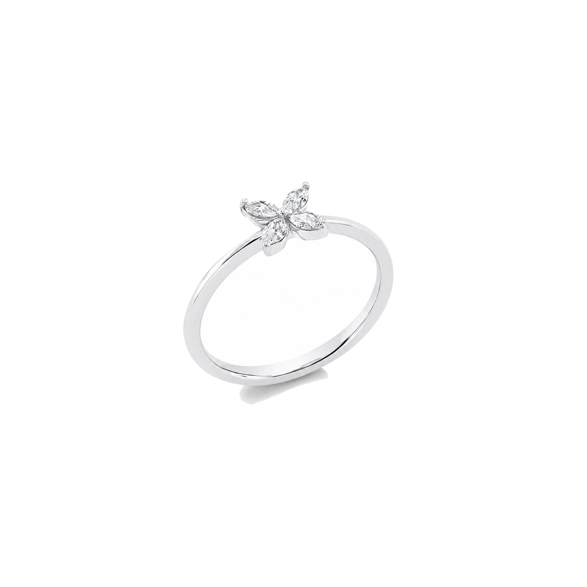 Looi & Co Prsten Bijelo Zlato (18k) 1FW86W854-1