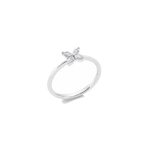 Looi & Co Prsten Bijelo Zlato (18k) 1FW86W854-1