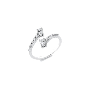 Looi & Co Prsten Bijelo Zlato (18k) 1GS51W853-1