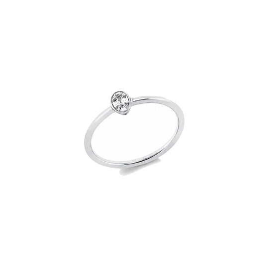 Looi & Co Prsten Bijelo Zlato (18k) 1HF40W854-1