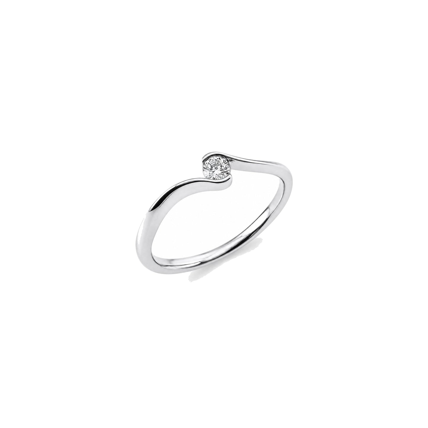 Looi & Co Prsten Bijelo Zlato (18k) 1J094W854-5