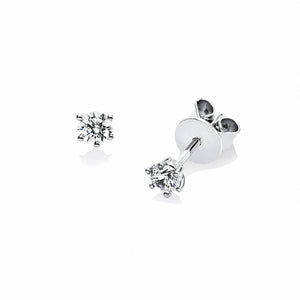 Looi & Co Naušnice Bijelo Zlato (18k) 2A987W8-94