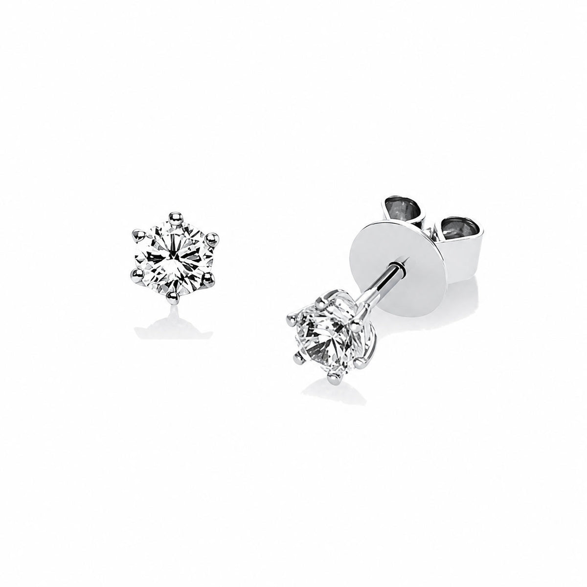 Looi & Co Naušnice Bijelo Zlato (18k) 2A989W8-85