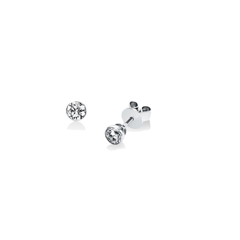 Looi & Co Naušnice Bijelo Zlato (18k) 2G121W8-26