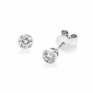 Looi & Co Naušnice Bijelo Zlato (18k) 2G121W8-26