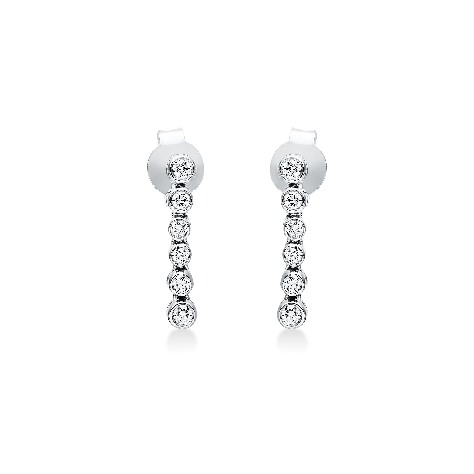 Looi & Co Naušnice Bijelo Zlato (18k) 2I878W8-10