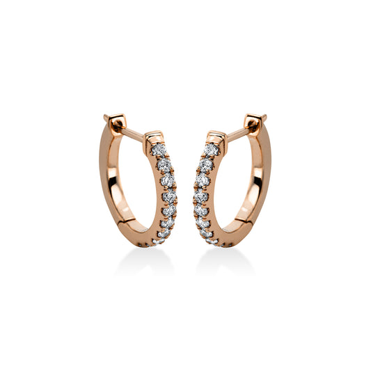 Looi & Co Naušnice Crveno Zlato (18k) 2L821R8-1