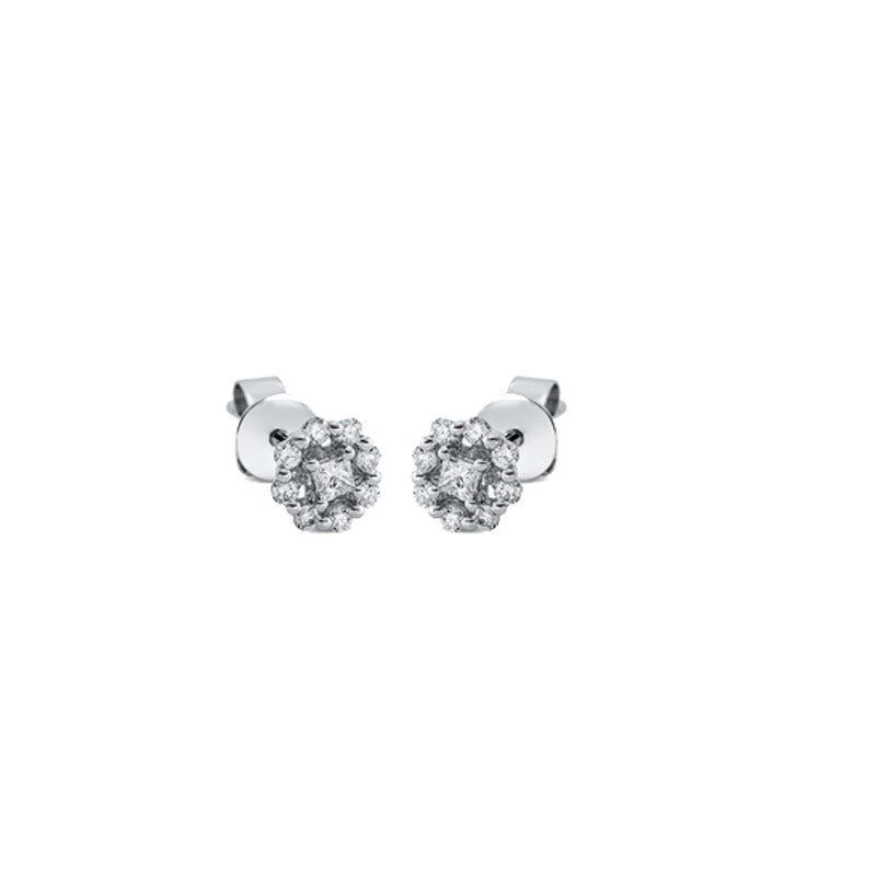 Looi & Co Naušnice Bijelo Zlato (18k) 2N186W8-2