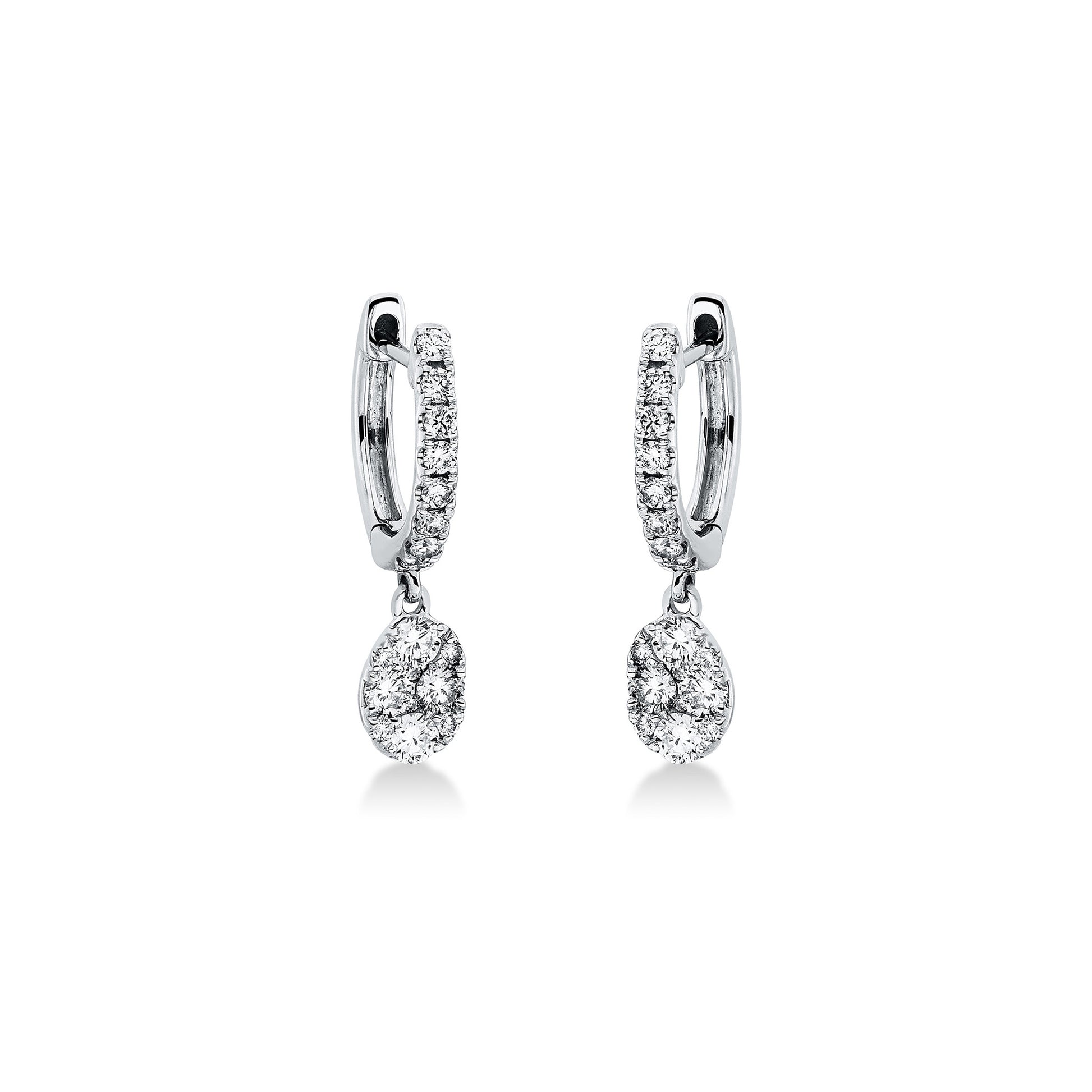 Looi & Co Naušnice Bijelo Zlato (18k) 2P084W8-1