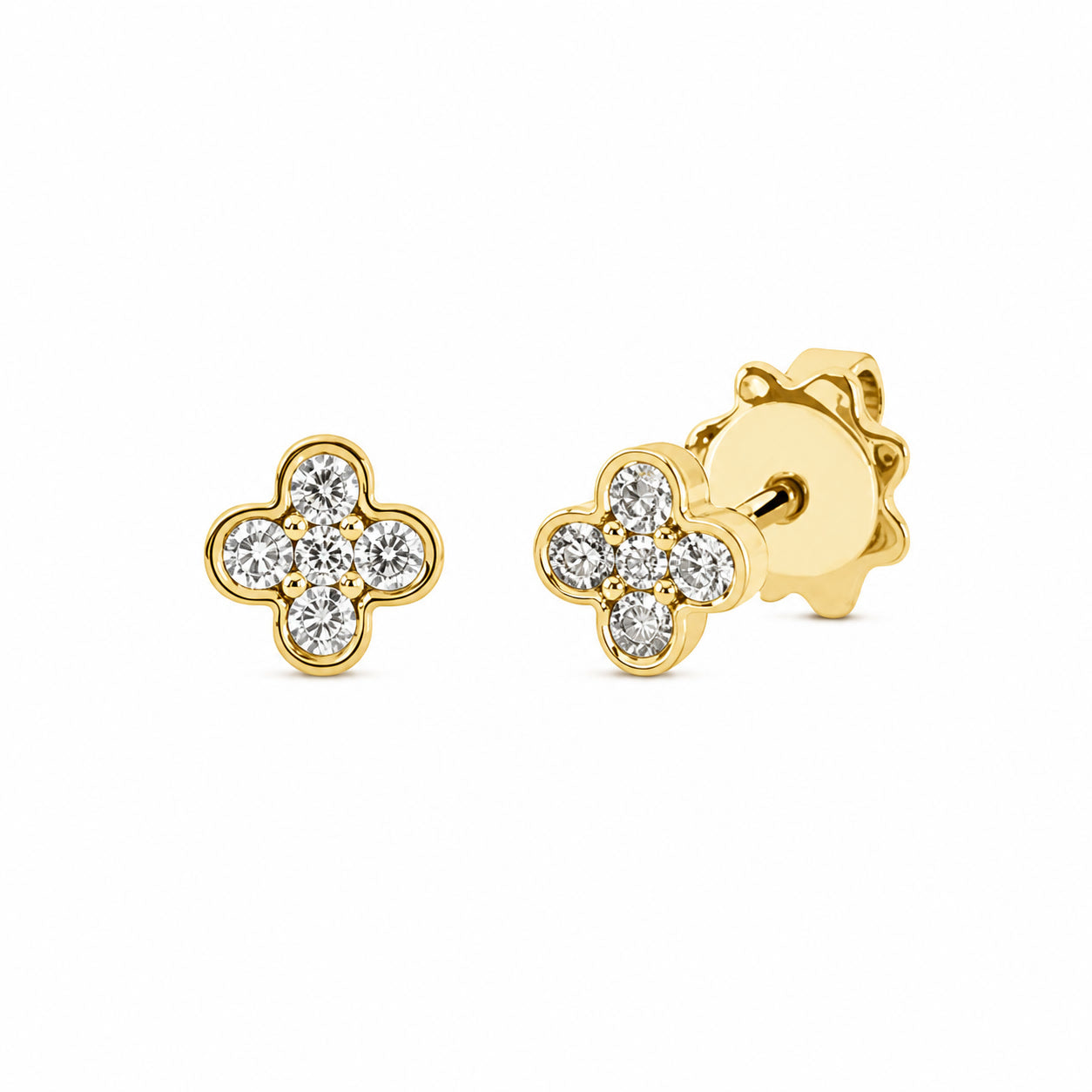 Looi & Co Naušnice Žuto Zlato (18k) 2R518G8-4