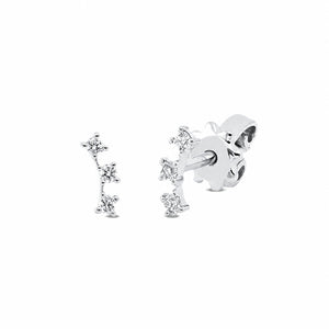 Looi & Co Naušnice Bijelo Zlato (18k) 2R525W8-2