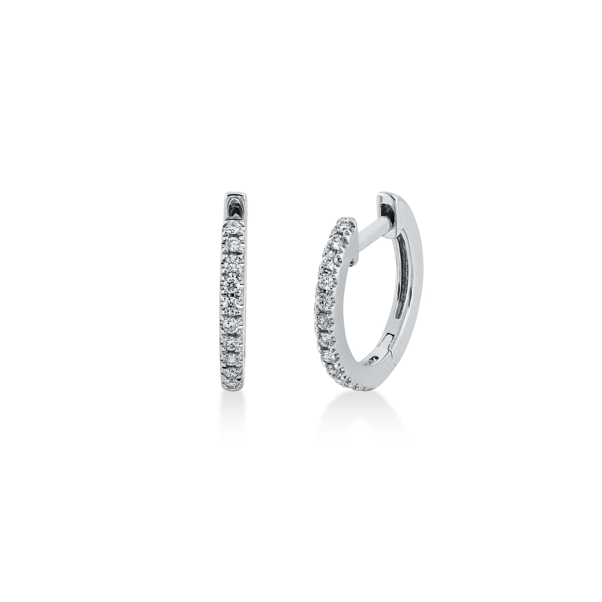 Looi & Co Naušnice Bijelo Zlato (18k) 2R665W8-2
