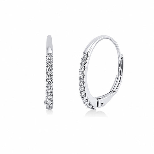 Looi & Co Naušnice Bijelo Zlato (18k) 2S687W8-1