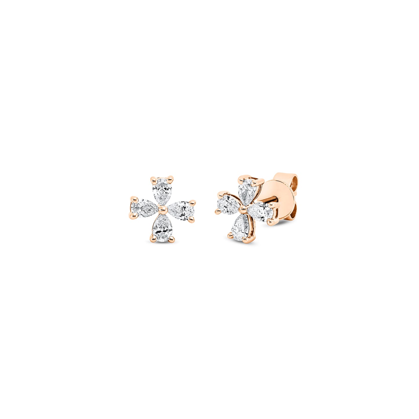 Looi & Co Naušnice Crveno Zlato (18k) 2U071R8-1