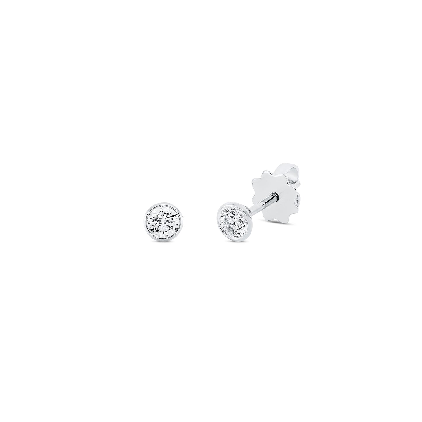 Looi & Co Naušnice Bijelo Zlato (18k) 2U138W8-7