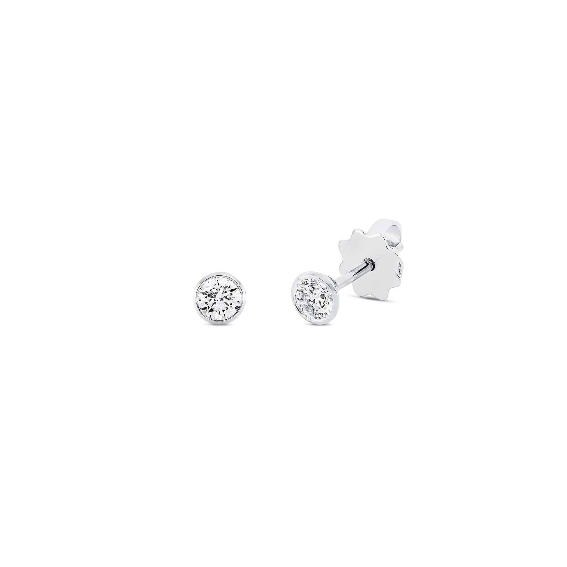Looi & Co Naušnice Bijelo Zlato (18k) 2U138W8-7