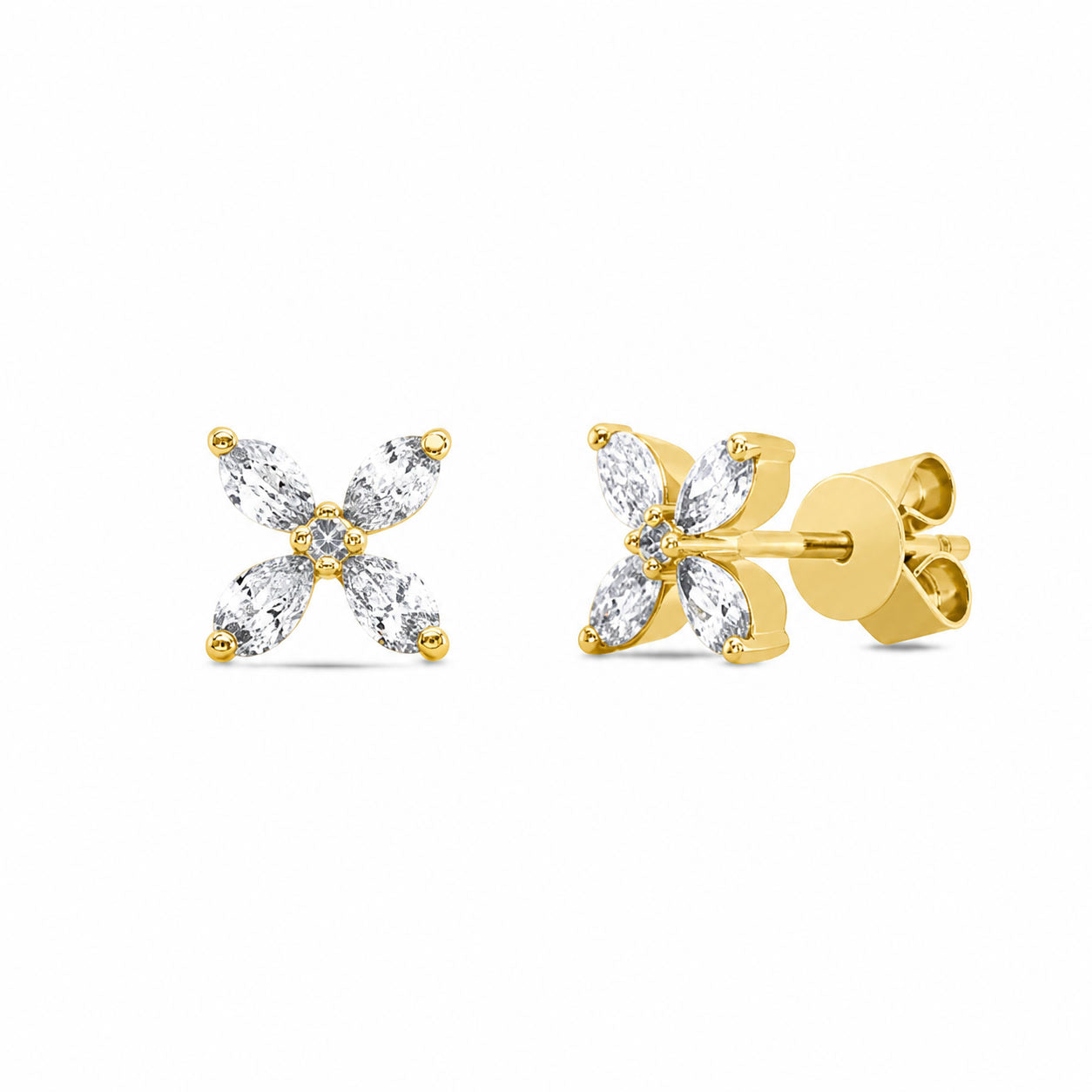 Looi & Co Naušnice Žuto Zlato (18k) 2U491G8-1