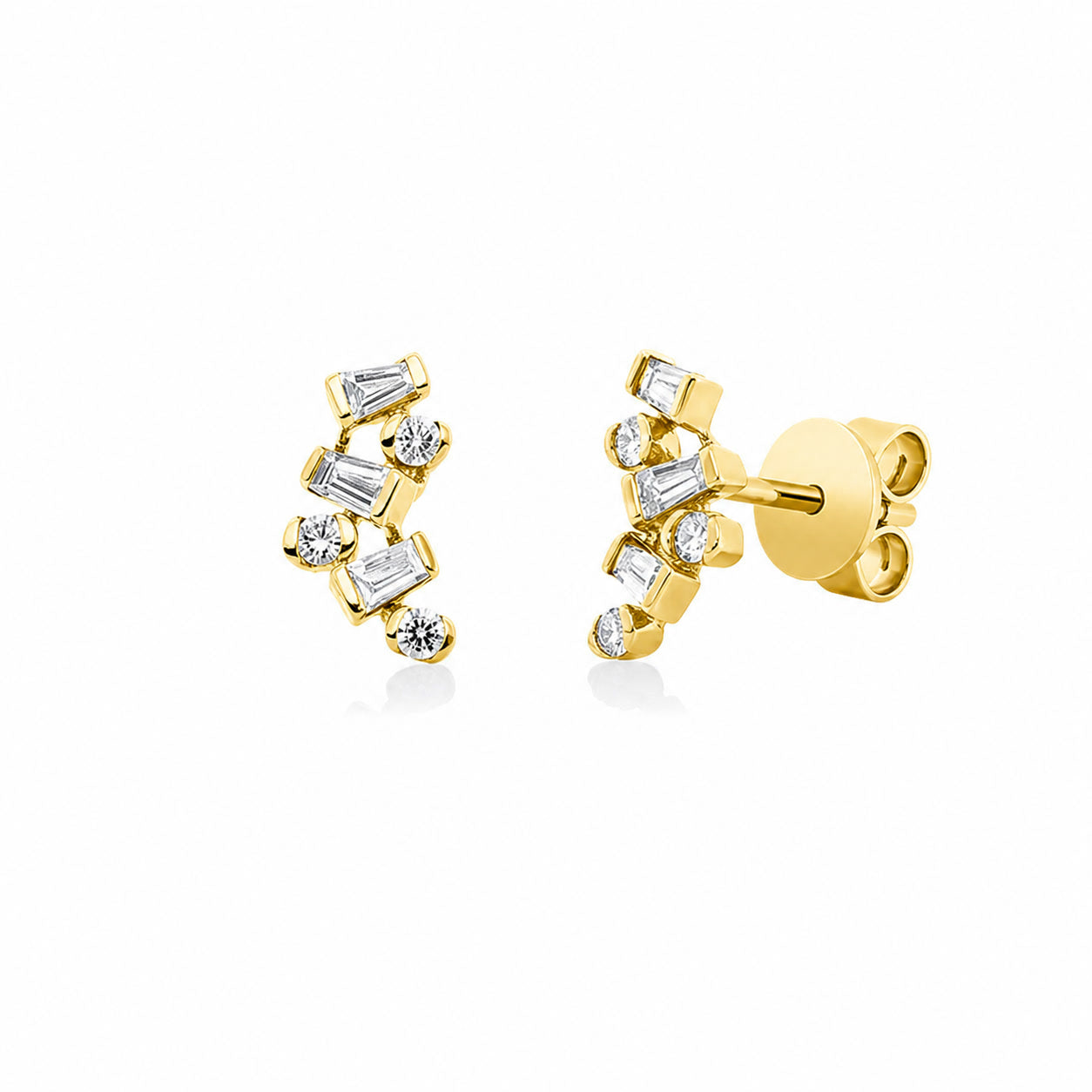 Looi & Co Naušnice Žuto Zlato (18k) 2U578G4-1