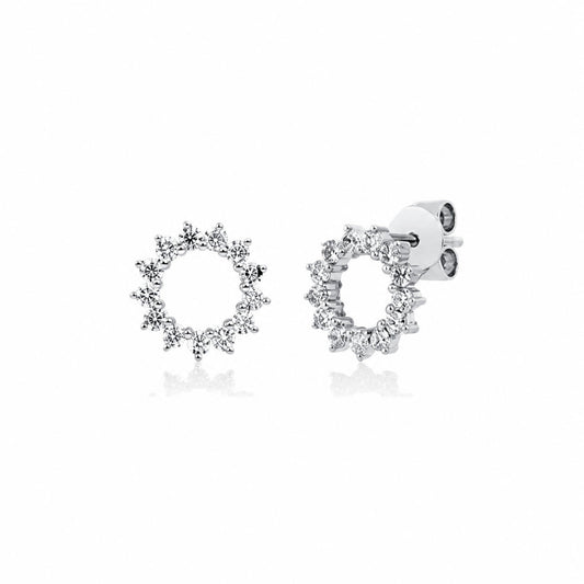 Looi & Co Naušnice Bijelo Zlato (18k) 2U586W8-1