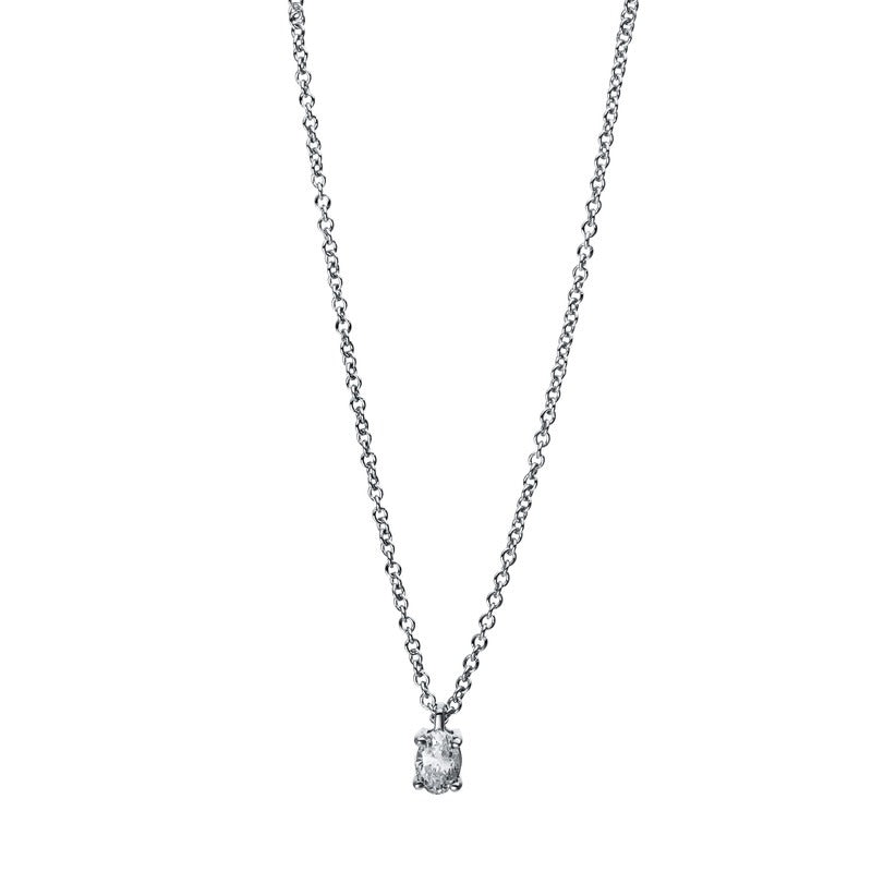Looi & Co Ogrlica Bijelo Zlato (18k) 4E460W8-7