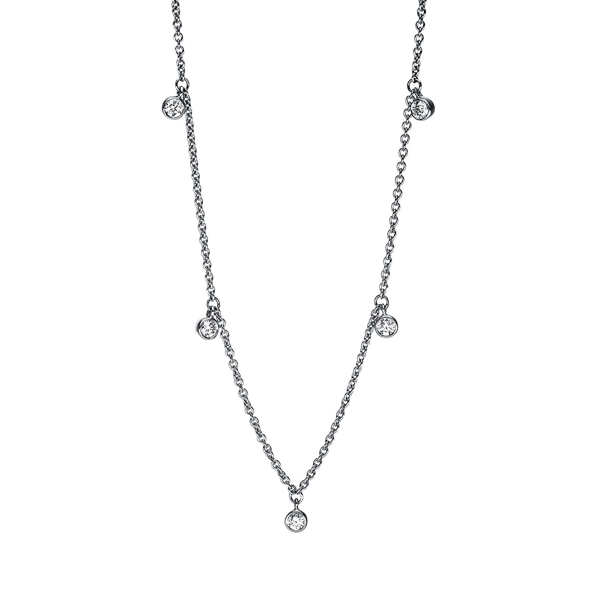 Looi & Co Ogrlica Bijelo Zlato (18k) 4F645W8-6