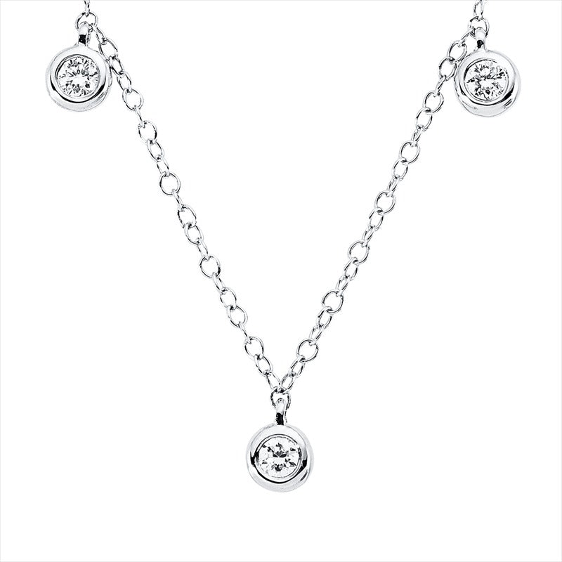 Looi & Co Ogrlica Bijelo Zlato (18k) 4I188W8-4