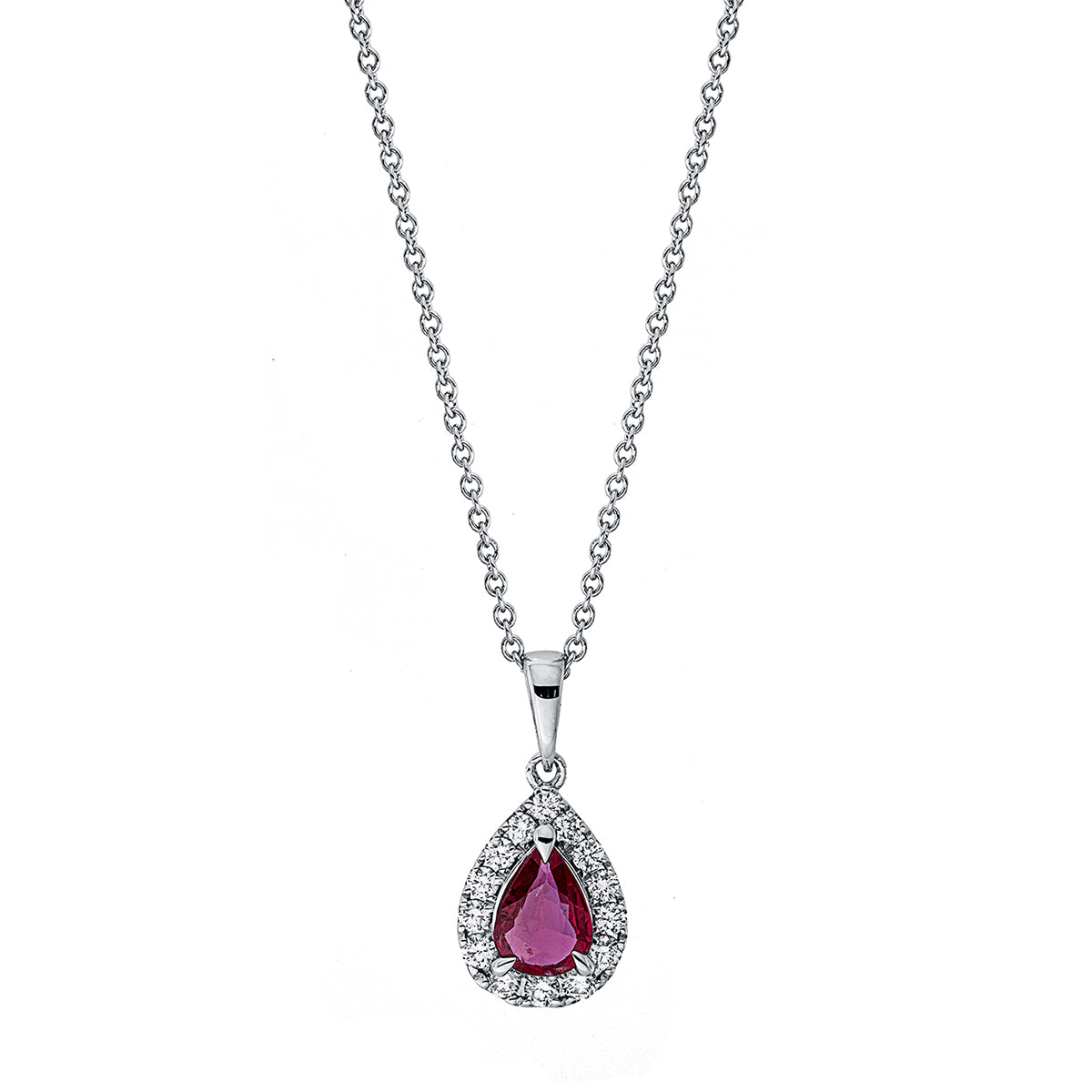 Looi & Co Ogrlica Bijelo Zlato (18k) 4K678W8-4