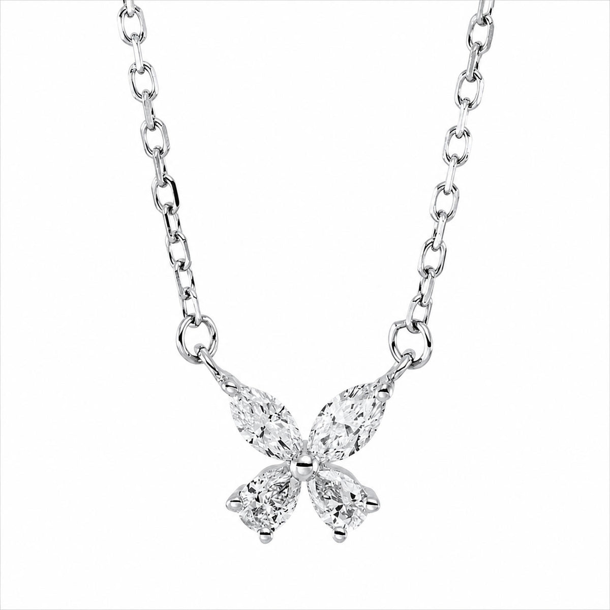 Looi & Co Ogrlica Bijelo Zlato (18k) 4L627W8-1