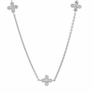 Looi & Co Ogrlica Bijelo Zlato (18k) 4L923W8-3