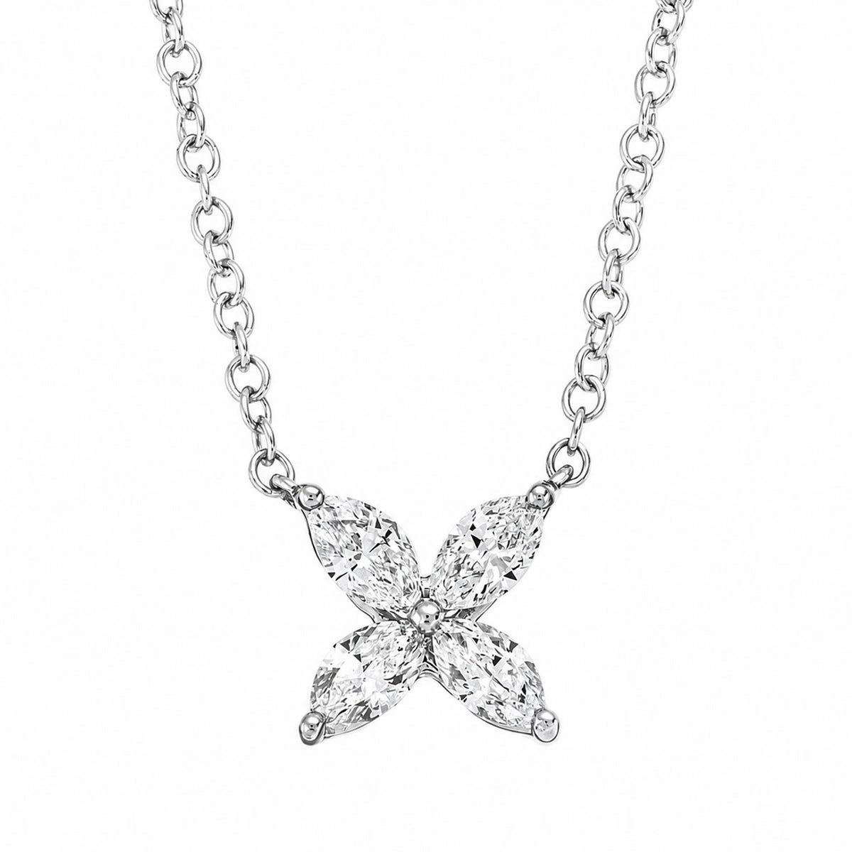 Looi & Co Ogrlica Bijelo Zlato (18k) 4M573W8-1