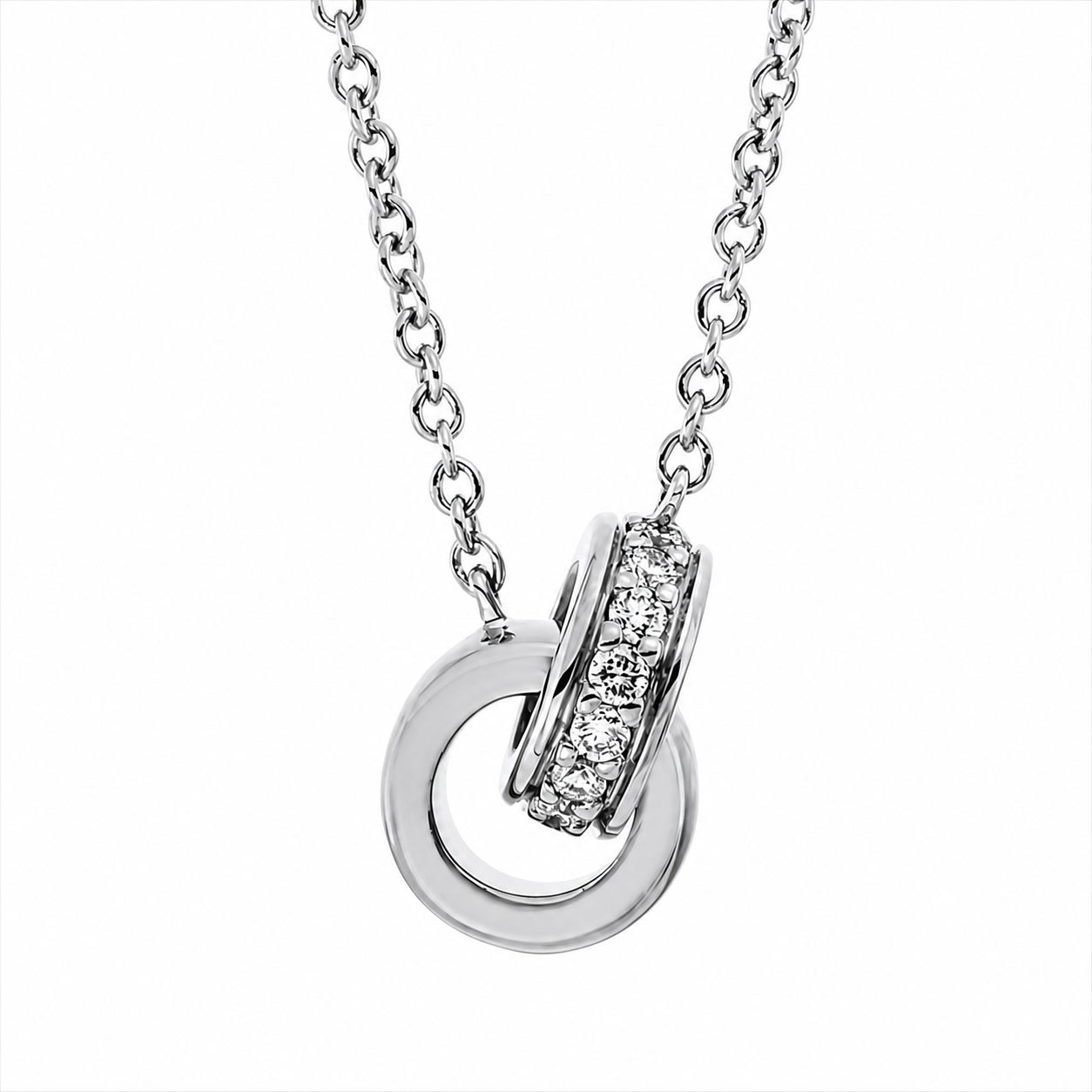 Looi & Co Ogrlica Bijelo Zlato (18k) 4N754W8-1