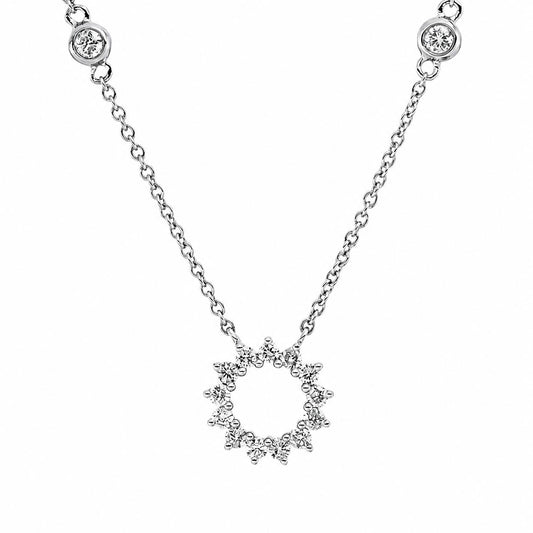 Looi & Co Ogrlica Bijelo Zlato (18k) 4O100W8-1
