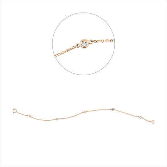 Looi & Co Narukvica Crveno Zlato (18k) 5E129R8-1
