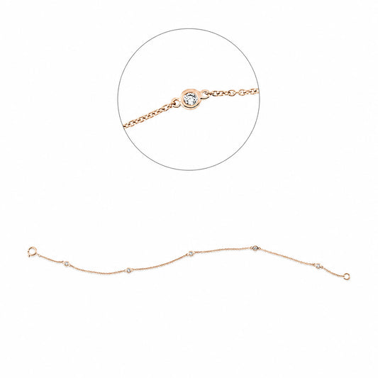 Looi & Co Narukvica Crveno Zlato (18k) 5E129R8-1